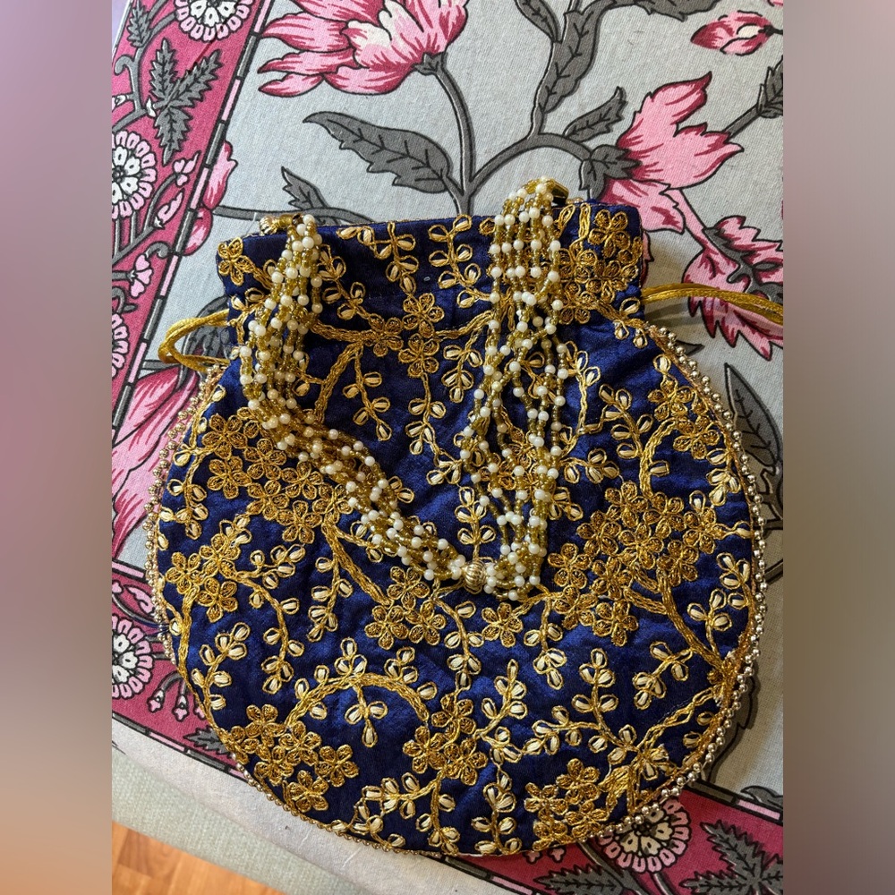 Blue mini bag/purse